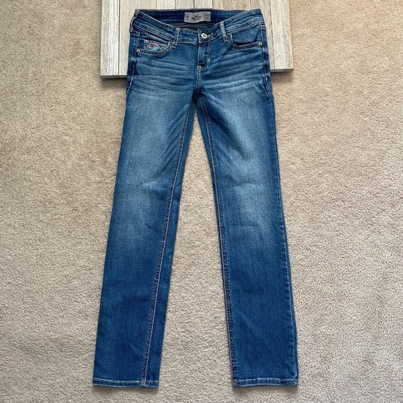Hollister Juniors 1S / 1 Short Denim Jeans Actual W 25.5 x I 29 1/4 Short Inseam - Picture 1 of 12